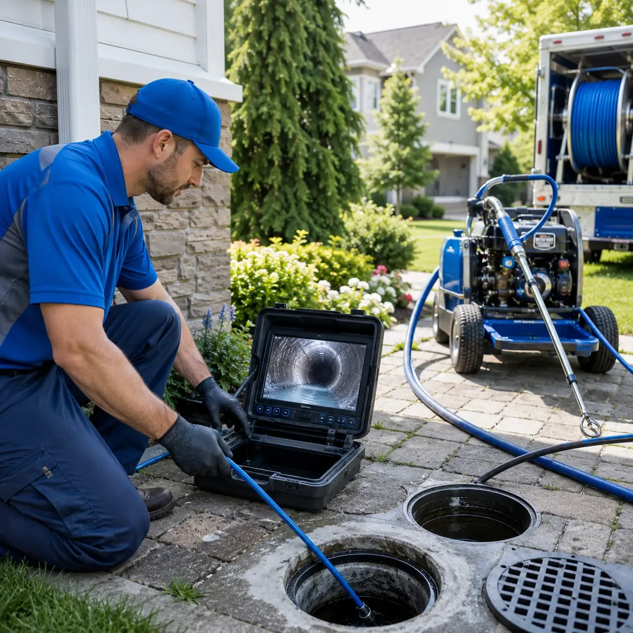 Outdoor drain cleaning professionals serving Zirconia, NC